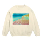 ウナーゴン20億3千万販売所の異界の海 Crew Neck Sweatshirt