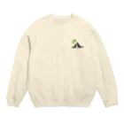 くろすけのオオカミと木 Crew Neck Sweatshirt