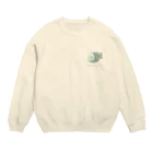 ゆるくやさしい世界のでめにぎすです。 Crew Neck Sweatshirt