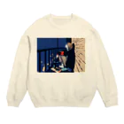 ひらこーじん商店～ロンリーナイトグッズ発売開始！～のロンリーナイト Crew Neck Sweatshirt