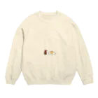 小谷ヨタの目玉焼きには醤油 Crew Neck Sweatshirt