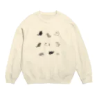 チンチラ雑貨MarkCrownのチンチラ大集合 Crew Neck Sweatshirt