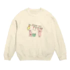 Cocotte Mottoのせんたくびより Crew Neck Sweatshirt