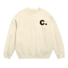 FREAKY_WARDROBE_COFFEEのしぃ Crew Neck Sweatshirt