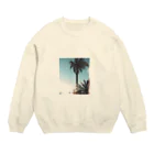 mh27______のbeach lover Crew Neck Sweatshirt