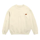 人肉アザラシのドーナツ Crew Neck Sweatshirt