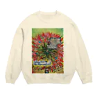 栗原進@夢の空想画家のFlower's Gone Crew Neck Sweatshirt