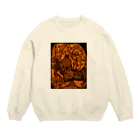 HARION=HARIONの三日月甲虫のお茶会 Crew Neck Sweatshirt