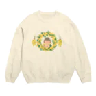 背骨のミモザ Crew Neck Sweatshirt