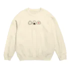 ぼくわたチャンネルのおにぎりーず Crew Neck Sweatshirt