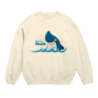 kocoon（コクーン）のサメの強い歯 Crew Neck Sweatshirt