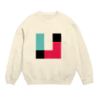 3×3 のドット絵のショート動画 - 3×3 のドット絵 Crew Neck Sweatshirt