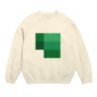 3×3 のドット絵の表計算ソフト - 3×3 のドット絵 Crew Neck Sweatshirt