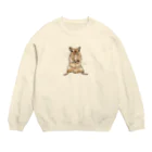 a.m　factoryのスナネズミ Crew Neck Sweatshirt