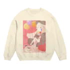 少しだけ元気になりたいのピンクパーチー Crew Neck Sweatshirt