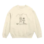 うまやさんのWe Love Milky Crew Neck Sweatshirt