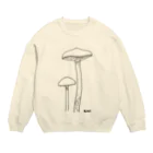 服は汚すもののきのこ Crew Neck Sweatshirt