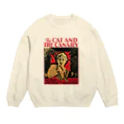 Saza-nami Antique designのTHE CAT AND THE CANARY Crew Neck Sweatshirt