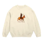 Nursery Rhymes  【アンティークデザインショップ】の隠者ピエール Crew Neck Sweatshirt