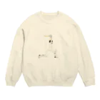 kawa_villagecricketのNo run! Crew Neck Sweatshirt