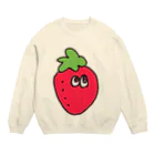 momizuのstrawberry!!!!!! Crew Neck Sweatshirt