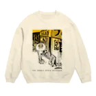 OKP26shopの昭和のうどん脳 Crew Neck Sweatshirt