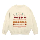 okappaloverのcake Crew Neck Sweatshirt