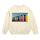 パオのカラフルハウス Crew Neck Sweatshirt