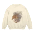 JINJIN_DRAMATIC_COMPANYの火事場の大怪獣 ぴょんぴょん猫 Crew Neck Sweatshirt