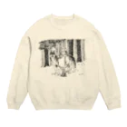 kameのハスキーくん Crew Neck Sweatshirt