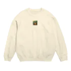 &PINEのpeace Crew Neck Sweatshirt