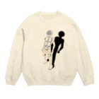 どでかごんのパットマン２ Crew Neck Sweatshirt