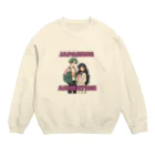 がーるずしょっぷのレトロアニメ Crew Neck Sweatshirt