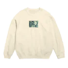 tsukikoのおやすみ、ネコちゃん Crew Neck Sweatshirt