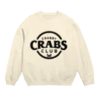 MatrixSphereのCRABBY CRABS CLUB シンプルロゴ Crew Neck Sweatshirt