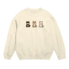 モチクマのしばいぬどっとえ Crew Neck Sweatshirt