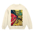 はっとのGenetic train Crew Neck Sweatshirt