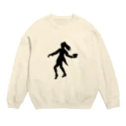 Lily bird（リリーバード）のシンプル ジャズダンサーシルエット Crew Neck Sweatshirt