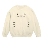 GOODNIGHT ROCKSTARのにっこりエイ【淡色用】 Crew Neck Sweatshirt