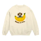 すとろべりーガムFactoryのバナナ&モンキー Crew Neck Sweatshirt