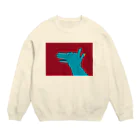 oueの犬 Crew Neck Sweatshirt