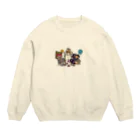 shirokuma5454のshirokuma  emotion Crew Neck Sweatshirt