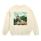 rokugatsunoumiのキリンのスローデイズ Crew Neck Sweatshirt