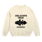 ハラシバキ商店のシーラカンスフリーク Crew Neck Sweatshirt