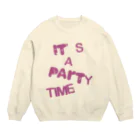 M.C.MのIt's a party time Crew Neck Sweatshirt