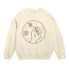 おまめの店のおしゃれさん① Crew Neck Sweatshirt