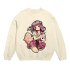 半熟おとめの魔法少女 Crew Neck Sweatshirt