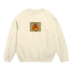 ジルトチッチのデザインボックスのオランウータンは賢いおさるさん Crew Neck Sweatshirt