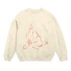 とぅいゆのドレッシーな金魚 Crew Neck Sweatshirt