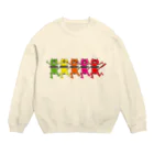 Cocoの全裸ねこ Crew Neck Sweatshirt